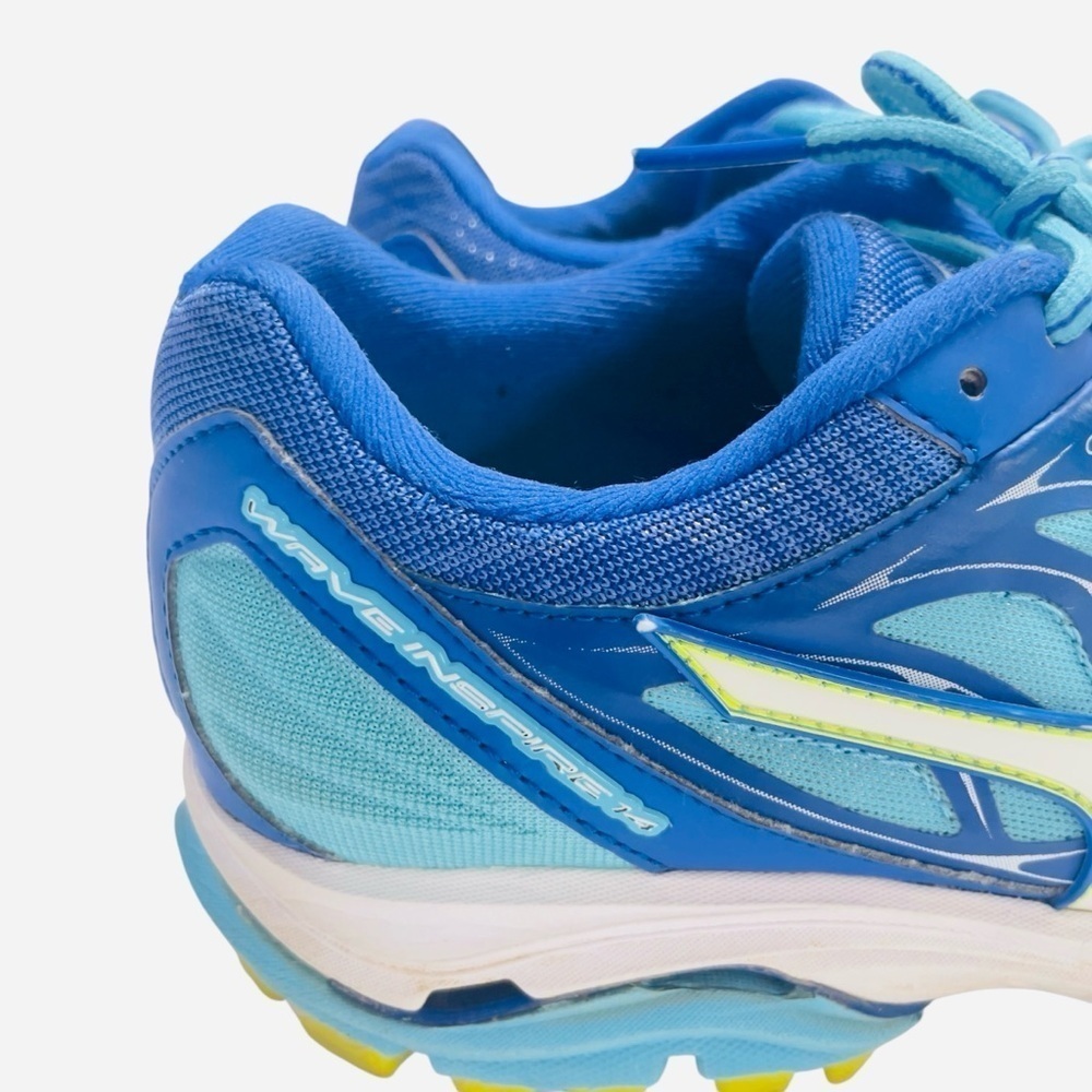 Mizuno Running Race Wave Inspire 410985 Blue Womens 9 Shoes Fast Shipping - Picture 9 of 12